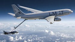 Lockheed Martin’s LMXT strategic tanker is offered as an American-built, allied interoperable solution for the U.S. Air Force’s KC-Y Program. Lockheed Martin’s LMXT strategic tanker is offered as an American-built, allied interoperable solution for the U.S. Air Force’s KC-Y Program.