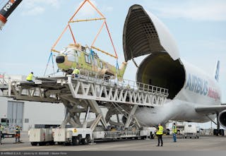 Beluga Transport Test Loading