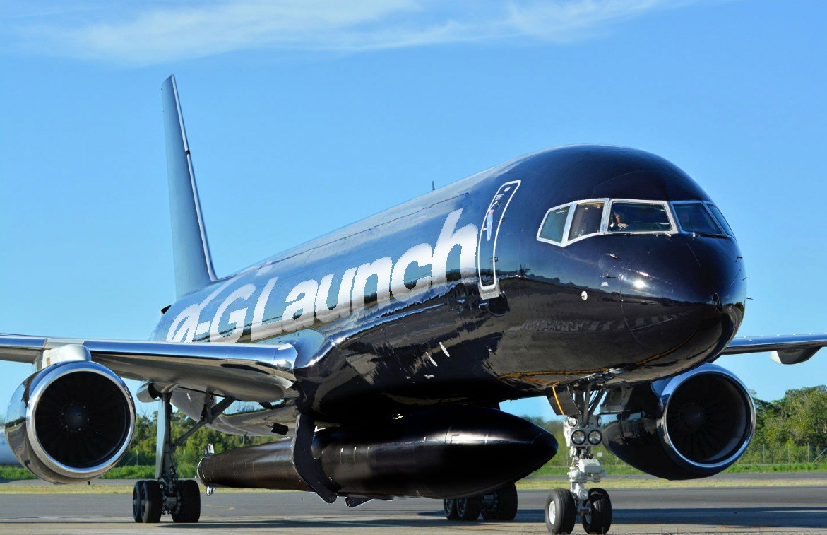 0-G Launch's Space Jet in black livery.