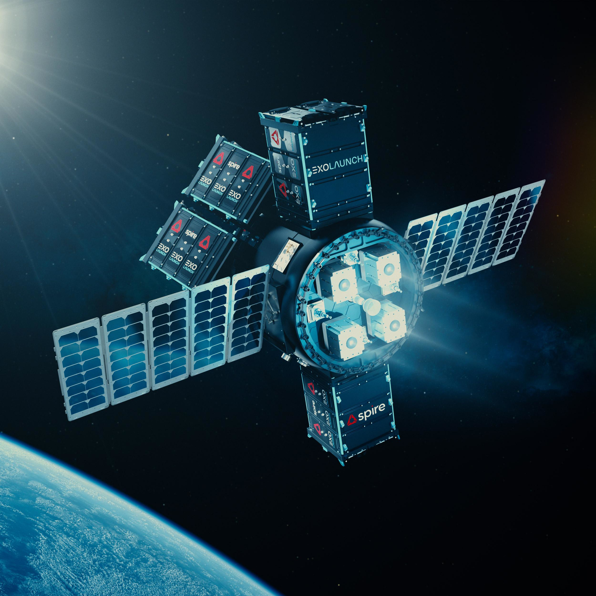 2 An Artistic Rendering Of Exolaunch S Otv Reliant With Spire Satellites Using Ex Opod Nova Image Credits Exolaunch Square 6206bcd3b7858