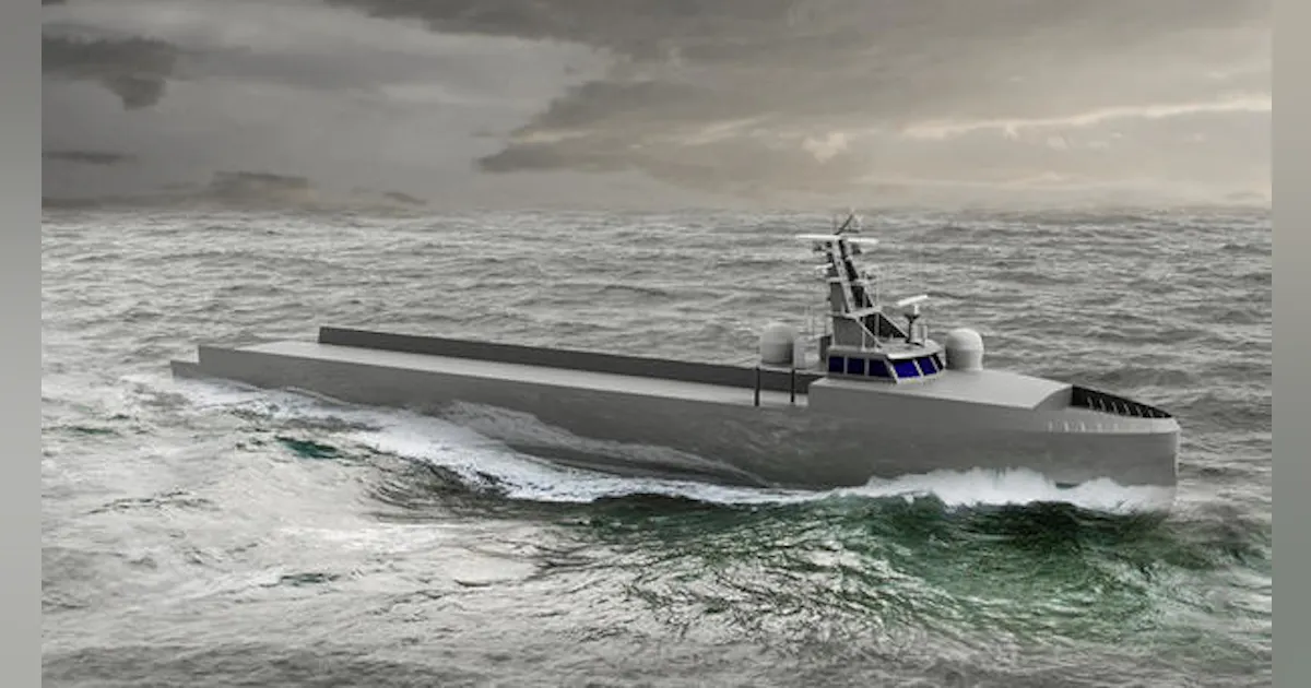 Usv Container unmanned surface vessel modular payloads | Military Aerospace