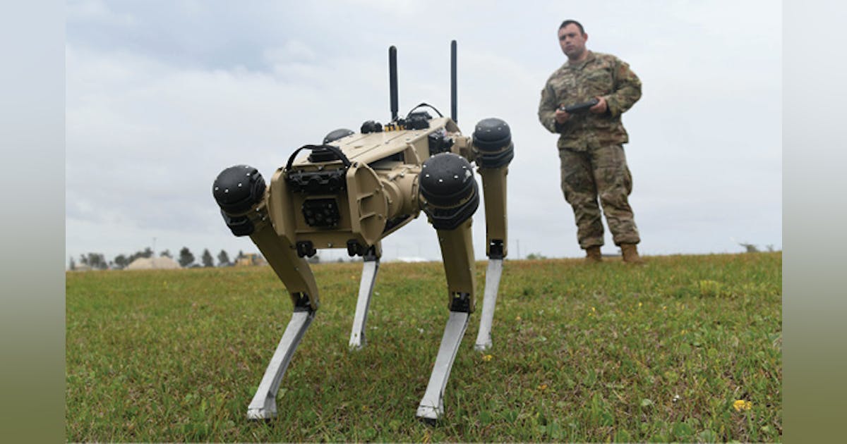 American military deals robots