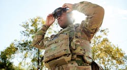 A U.S. Army soldier tests a Microsoft-designed prototype goggle, the Integrated Visual Augmentation System (IVAS). A U.S. Army soldier tests a Microsoft-designed prototype goggle, the Integrated Visual Augmentation System (IVAS).