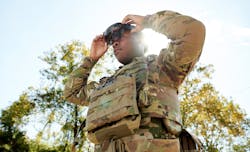 A U.S. Army soldier tests a Microsoft-designed prototype goggle, the Integrated Visual Augmentation System (IVAS). A U.S. Army soldier tests a Microsoft-designed prototype goggle, the Integrated Visual Augmentation System (IVAS).