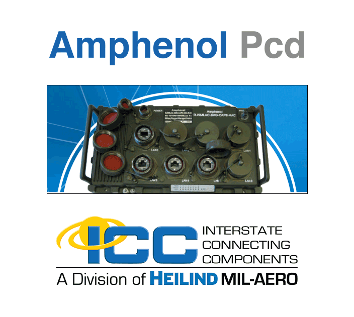 Amphenol Pcd Rugged Managed Ethernet Switch With Icc Logo