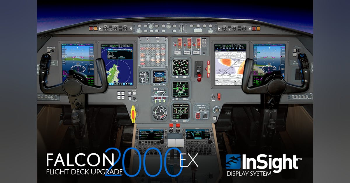 Universal Avionics and Trimec Aviation team on Falcon 2000/EX ...