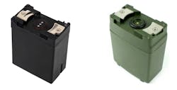 Curtiss-Wright PacStar 400-series module products work with AN/PRC-148 MBITR (shown on left) and AN/PRC-152 MBITR (shown on right) batteries. Curtiss-Wright PacStar 400-series module products work with AN/PRC-148 MBITR (shown on left) and AN/PRC-152 MBITR (shown on right) batteries.