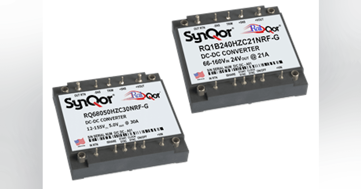 SynQor® Announces New Additions to its RailQor® Transportation Product ...