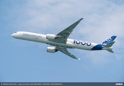 Singapore Airshow 2022 A350 1000 Flying Display