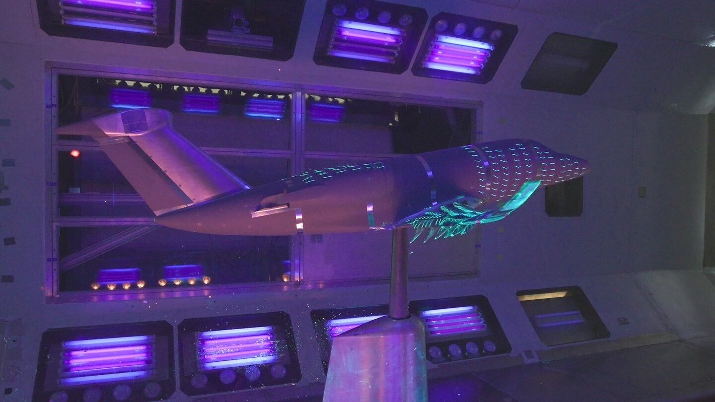 Extra Performance Wing Demonstrator X Wing Wind Tunnel 6255de3d5a059