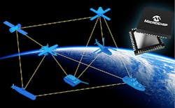 The linearity characteristics of the Microchip ICP2840 MMIC PA makes it well suited for applications in satellite communications.