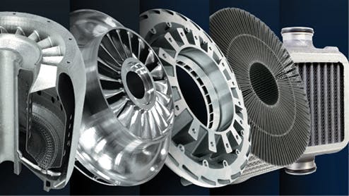 Examples of the wide range of metal AM components that can be manufactured with Velo3D&rsquo;s Sapphire system.