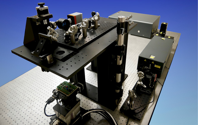 Radiation Test Solutions uses laser technology to determine if electronic parts can survive the radiation environment of space.