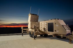 GhostEye MR medium-range radar is for defending against fighter aircraft, cruise missiles, and UAVs. Raytheon photo.