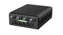 The General Micro Systems X9 module has the NVIDIA Jetson AGX Xavier or Orin CPU/GPU, and five 10 Gigabit Ethernet ports for inter-box communications, and multiple sensor inputs.