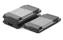 Two General Micro Systems Venom 3U OpenVPX boards, on the left a VPX-HS, a dual-slot 3U OpenVPX single-board system with four Thunderbolt 4 ports on the front panel, and on the right the VPX-S single-slot 3U OpenVPX single-board system with four Thunderbolt 4 ports. Two General Micro Systems Venom 3U OpenVPX boards, on the left a VPX-HS, a dual-slot 3U OpenVPX single-board system with four Thunderbolt 4 ports on the front panel, and on the right the VPX-S single-slot 3U OpenVPX single-board system with four Thunderbolt 4 ports.