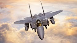 The electronic warfare and countermeasures system on the F-15 Eagle, made by BAE Systems, provides advanced electromagnetic capabilities that protect pilots and help them maintain air superiority during their toughest missions. BAE Systems photo