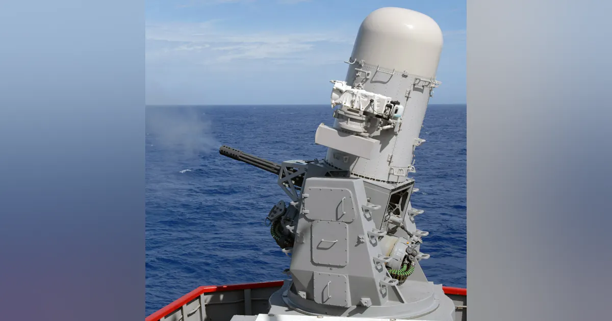 radar-guided machine guns ship defense | Military Aerospace