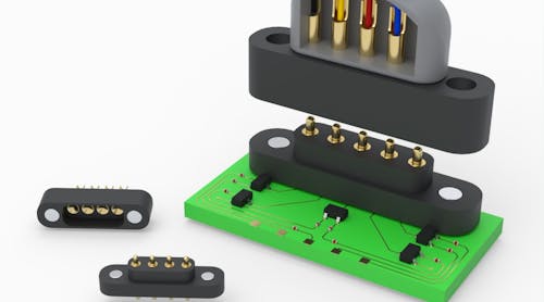 Modular connector system with machined contacts for power and signal ...