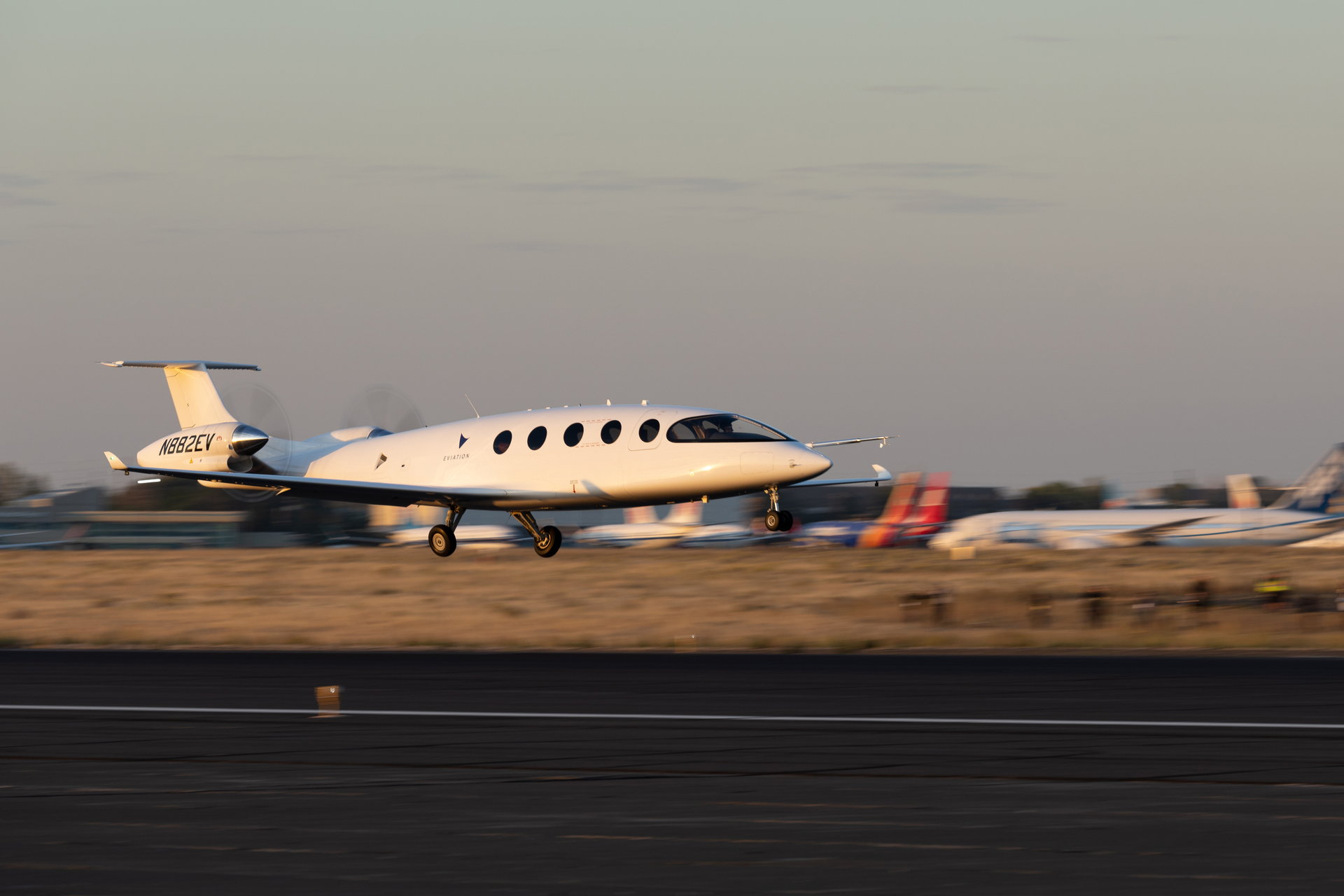 Eviation's Alice all-electric aircraft takes off 27 September.