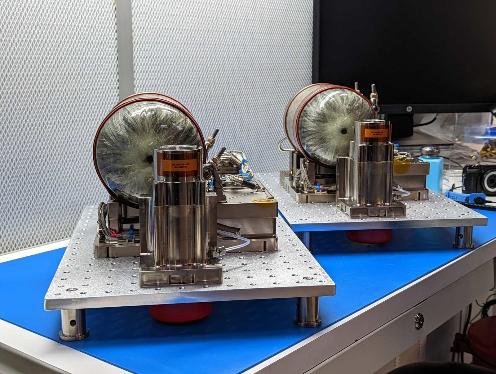 Two Maxwell Block 2 flight units prior to customer delivery.