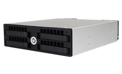 The DIGISTOR SHIPS QX448 ingestion frame, typically mounted in a PC or custom device, can house as many as four SHIPS modules in a standard 5.25-inch bay. The DIGISTOR SHIPS QX448 ingestion frame, typically mounted in a PC or custom device, can house as many as four SHIPS modules in a standard 5.25-inch bay.