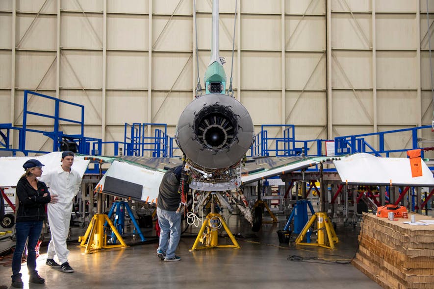 lockheed-s-skunk-works-installs-ge-engine-on-nasa-s-x-59-supersonic