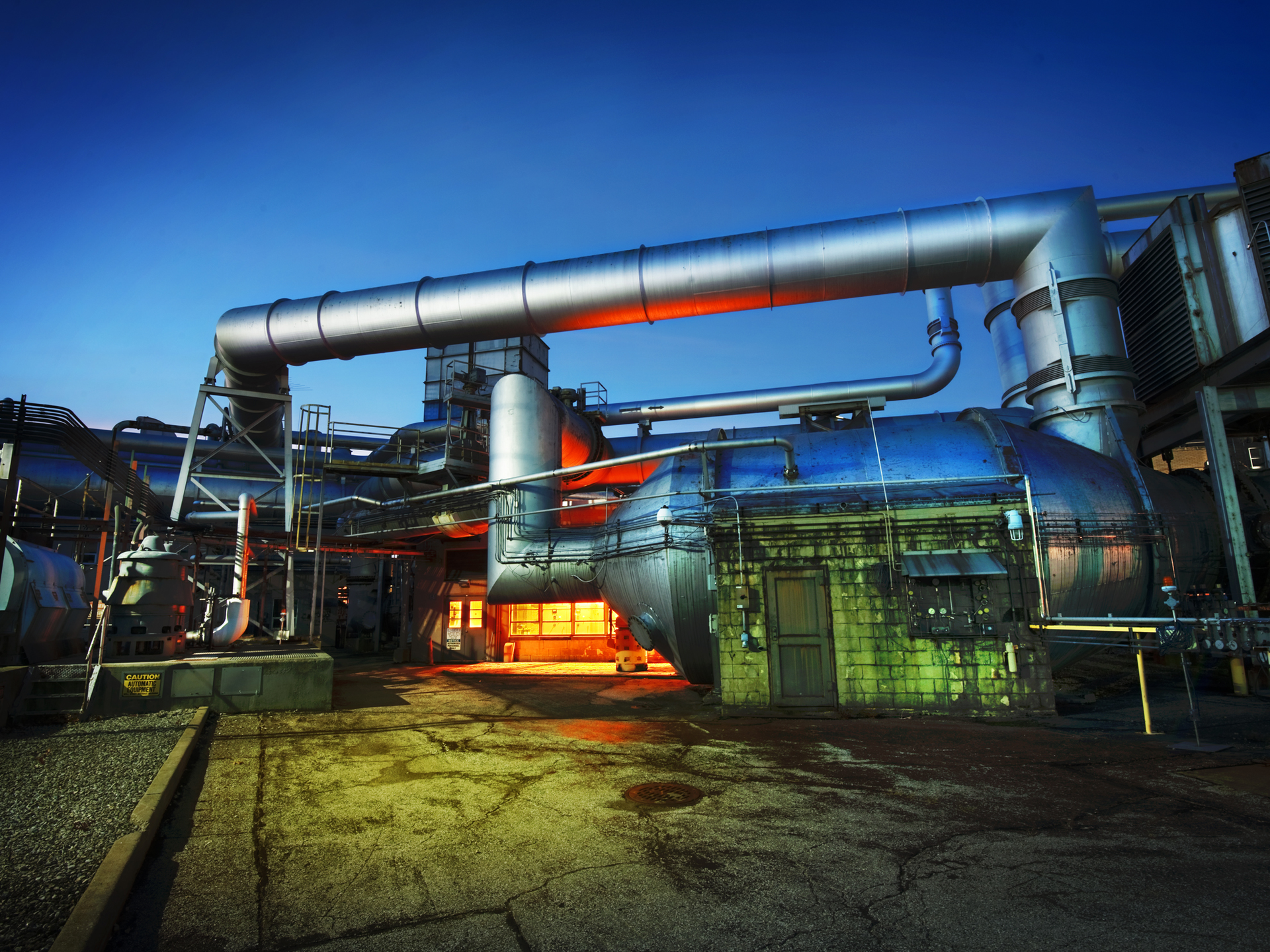 Super heated exhaust is a byproduct of engine testing in the Engine Research Building (ERB) at NASA&rsquo;s Glenn Research Center.