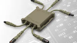 This example of a military data and power networking hub is from Fischer Connectors in Saint-Prex, Switzerland
