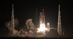 NASA’s Space Launch System rocket carrying the Orion spacecraft launches on the Artemis I flight test, Wednesday, Nov. 16, 2022, from Launch Complex 39B at NASA’s Kennedy Space Center in Florida. NASA’s Artemis I mission is the first integrated flight test of the agency’s deep space exploration systems: the Orion spacecraft, Space Launch System (SLS) rocket, and ground systems. SLS and Orion launched in November 2022 from the Kennedy Space Center. NASA’s Space Launch System rocket carrying the Orion spacecraft launches on the Artemis I flight test, Wednesday, Nov. 16, 2022, from Launch Complex 39B at NASA’s Kennedy Space Center in Florida. NASA’s Artemis I mission is the first integrated flight test of the agency’s deep space exploration systems: the Orion spacecraft, Space Launch System (SLS) rocket, and ground systems. SLS and Orion launched in November 2022 from the Kennedy Space Center.