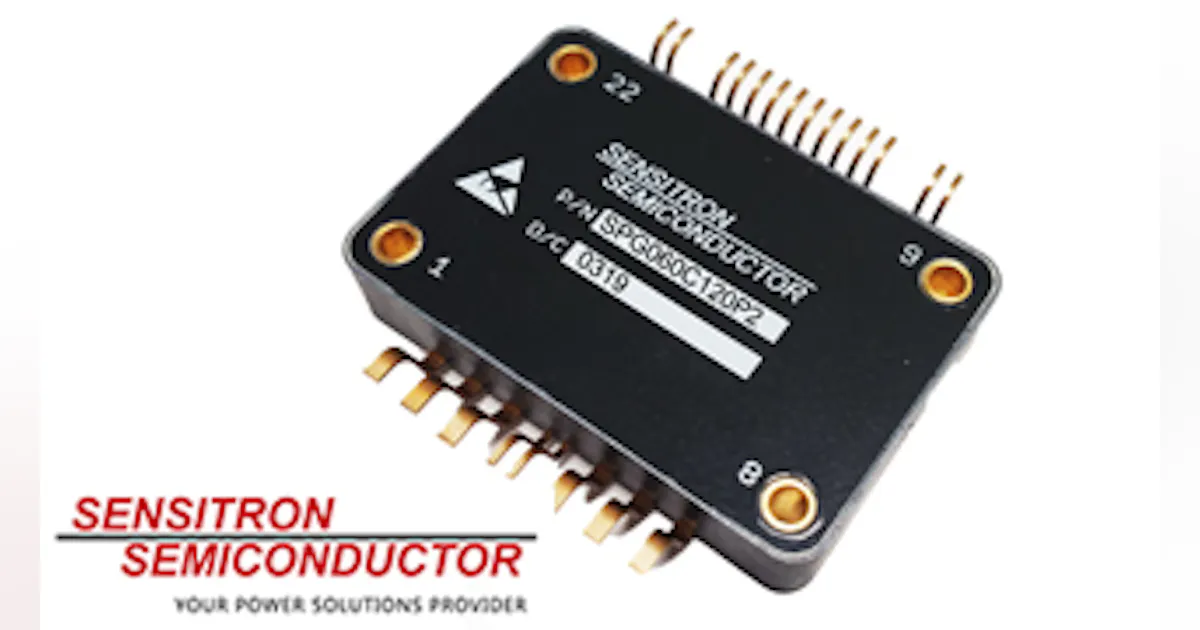 New Design! 1200V, 60A SiC IPM | Military Aerospace