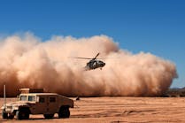 Helicopters and other military vehicles use vision systems enabled by rugged embedded hardware to land and operate in degraded visual environments (DVE).
