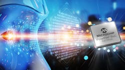 Microchip's PolarFire field programmable gate array (FPGA) system-on-chip (SoC) offers a hardened real-time, Linux capable, RISC-V-based microprocessor subsystem on the mid-range PolarFire FPGA family for applications that require low power consumption, thermal efficiency, and defense-grade security in embedded computing systems. Microchip's PolarFire field programmable gate array (FPGA) system-on-chip (SoC) offers a hardened real-time, Linux capable, RISC-V-based microprocessor subsystem on the mid-range PolarFire FPGA family for applications that require low power consumption, thermal efficiency, and defense-grade security in embedded computing systems.