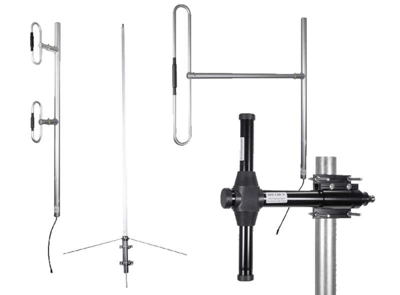 Antennas for RF and microwave military, public safety, and amateur