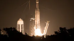 A SpaceX Falcon Heavy launches in 2019. SpaceX photo.