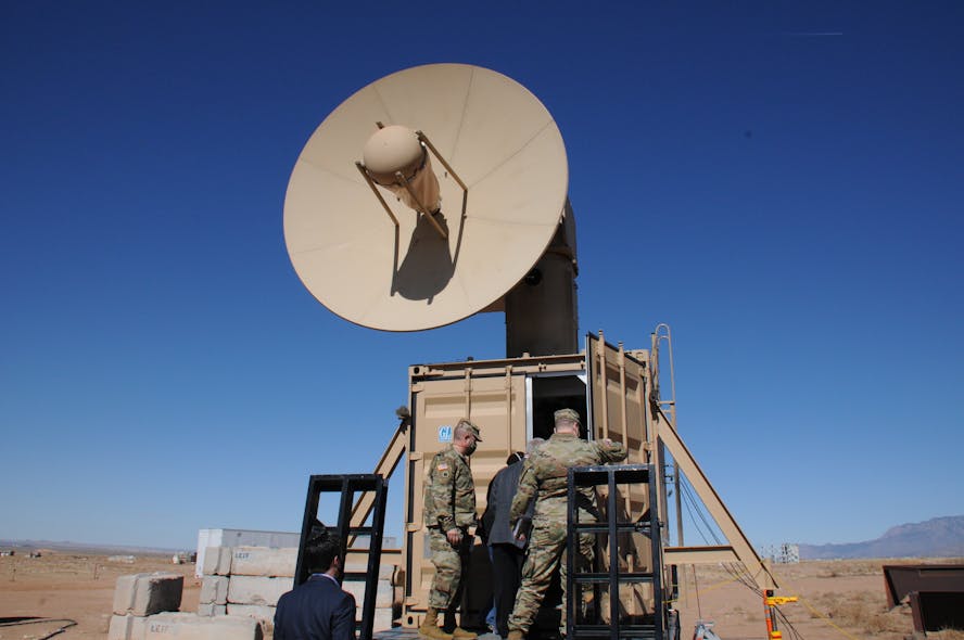 Air Force Research Laboratory-Kirtland demonstrated a tactical high power microwave operational responder (THOR), with an aggressive agenda to reach warfighters soon.