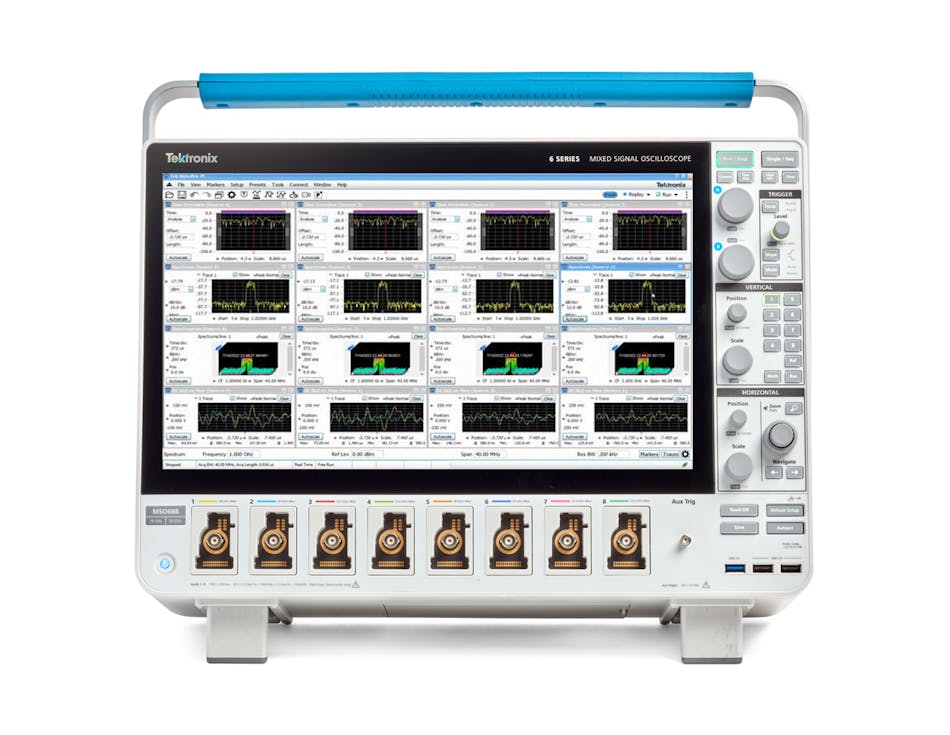 Tektronix has released multi-channel RF measurements, including pulse analysis for its 5 and 6 series mixed-signal oscilloscopes.
