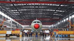 Airbus A320 Family Final Assembly Line In Tianjin