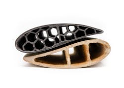 Aerospace and defense system components now can be designed to optimize air flow, minimize weight and consolidate parts into one integrated part for prototype, production and spare parts. Aerospace and defense system components now can be designed to optimize air flow, minimize weight and consolidate parts into one integrated part for prototype, production and spare parts.