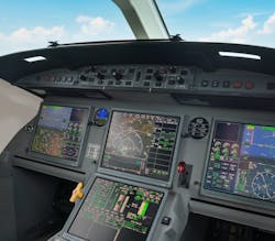 Garmin's GI 275 electronic flight instrument in the Dassault Falcon 7X business jet. Garmin image. Garmin's GI 275 electronic flight instrument in the Dassault Falcon 7X business jet. Garmin image.