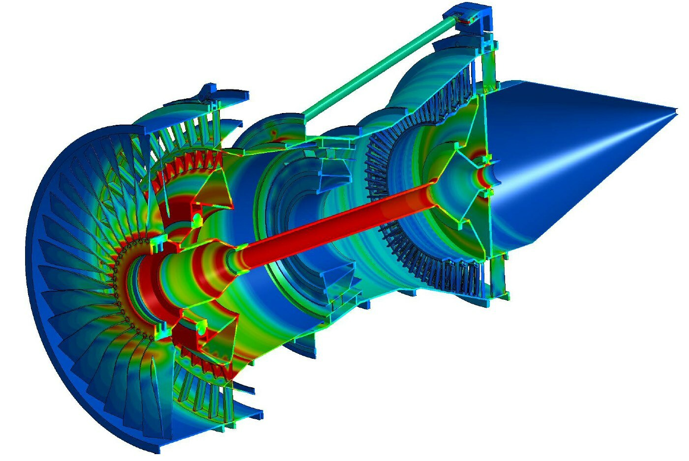 Cross Section Of The Rolls Royce Representative Engine Model