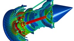 Cross Section Of The Rolls Royce Representative Engine Model