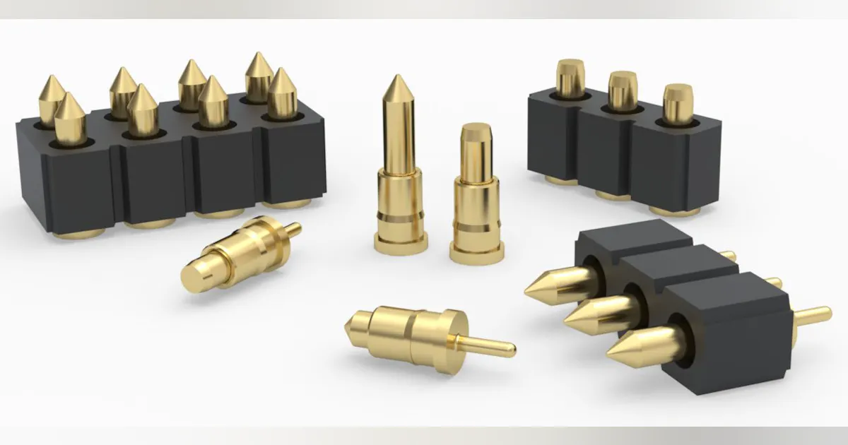 spring-loaded pins specialized connection misalignment tolerance ...