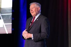 Secretary of the Air Force Frank Kendall speaks during the Tinker and the Primes Conference in Midwest City, Okla., Aug. 9, 2023. Kendall spoke about competition from China and his Seven Operational Imperatives to being operationally successful when projecting power. Secretary of the Air Force Frank Kendall speaks during the Tinker and the Primes Conference in Midwest City, Okla., Aug. 9, 2023. Kendall spoke about competition from China and his Seven Operational Imperatives to being operationally successful when projecting power.
