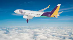 Cabo Verde Airlines in Praia, Cape Verde, took delivery of the carrier's first Boeing 737 MAX jet in July. Boeing projects the need for more than a thousand aircraft to accommodate a boom in travel in and from the continent. Boeing image.
