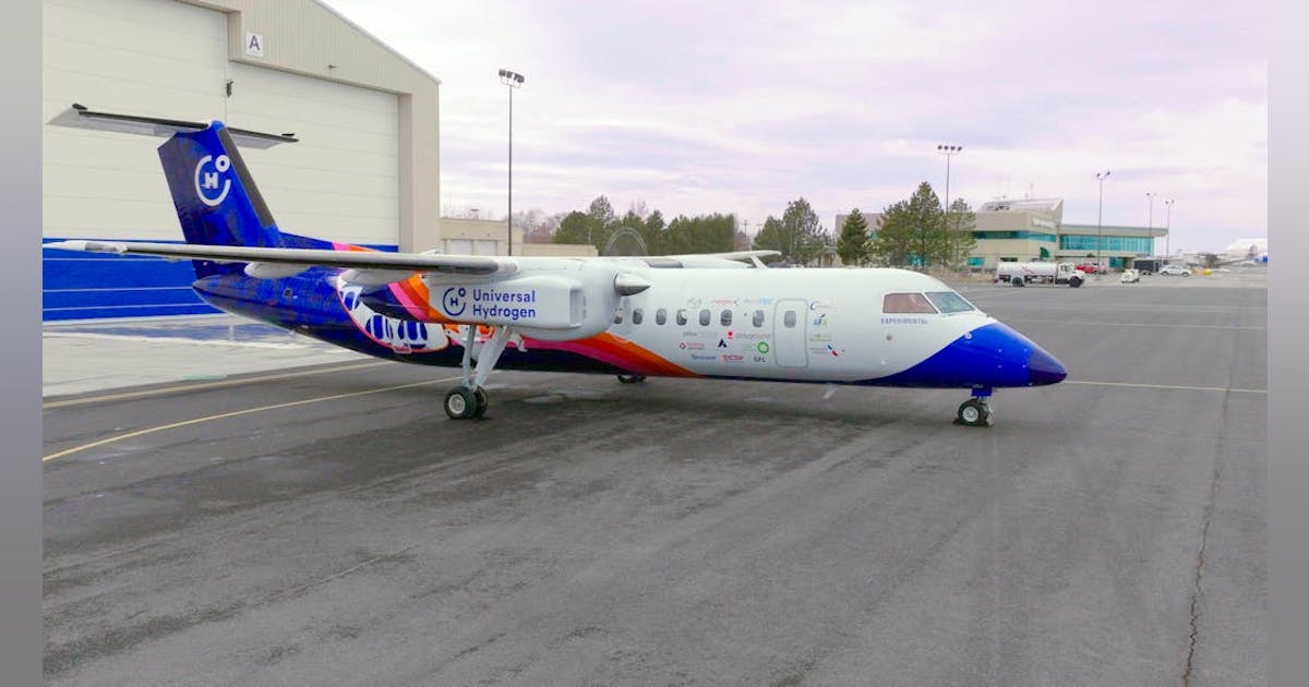 Universal Hydrogen clears hurdle in zerocarbon plane bid Universal Hydrogen clears hurdle in zerocarbon plane bid
