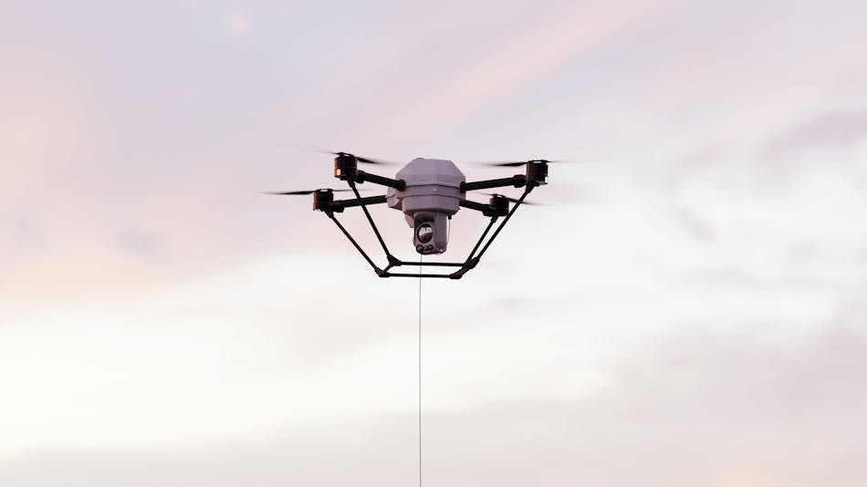 Elistair clearance tethered drone