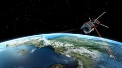 The PIXL-1 small satellite can acquire images of the Earth with a high-resolution camera and send them to the Optical Ground Station Oberpfaffenhofen with the CubeLCT via a laser link. Credit: DLR (CC BY-NC-ND 3.0). The PIXL-1 small satellite can acquire images of the Earth with a high-resolution camera and send them to the Optical Ground Station Oberpfaffenhofen with the CubeLCT via a laser link. Credit: DLR (CC BY-NC-ND 3.0).