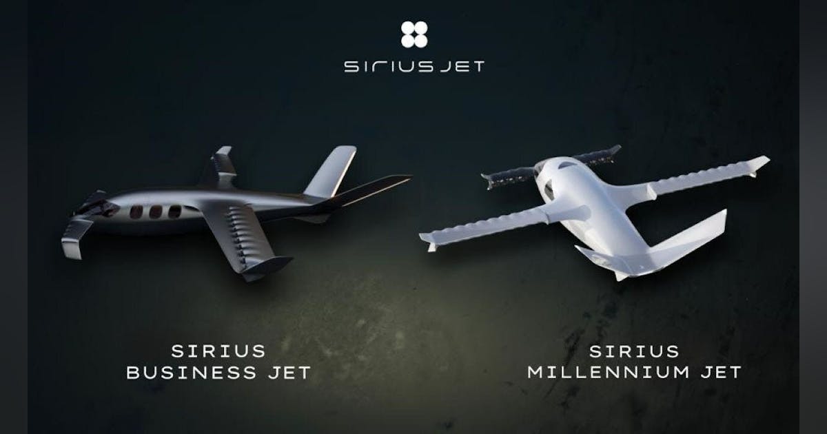 Sirius Aviation hat sein wasserstoffbetriebenes VTOL-Flugzeug vorgestellt Sirius Aviation hat sein wasserstoffbetriebenes VTOL-Flugzeug vorgestellt