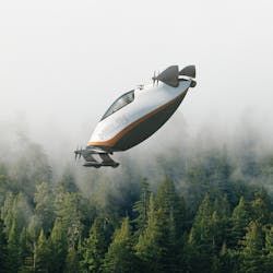 Pivotal's Helix personal eVTOL in cruise mode. Pivotal image. Pivotal's Helix personal eVTOL in cruise mode. Pivotal image.